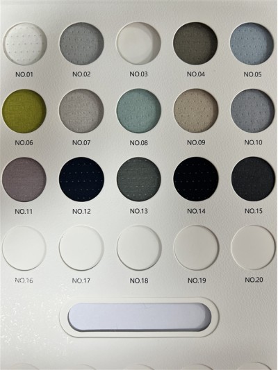 GZ-DZLP F080 breathable quick-drying cotton Specification: 170cm Weight: 140g/㎡ Ingredients: 50% composite elastic fiber 50% Polyester Moisture absorption and quick drying Antibacterial Anti-wrinkle Breathable side view